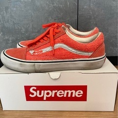 supreme×vans スニーカーの画像