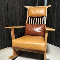 ♪おしゃれ♪　ロッキングチェア　関家具　美品の画像