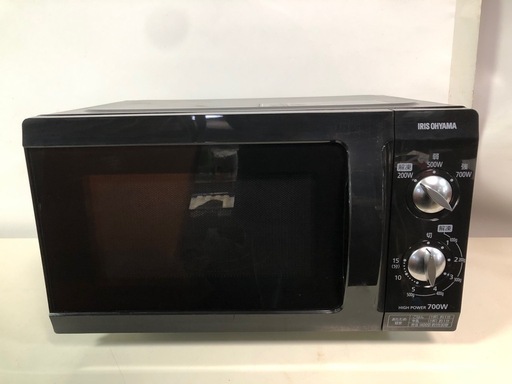 名)438.アイリスオーヤマ電子レンジ60Hz専用 EMO-F518-6-B (噂の