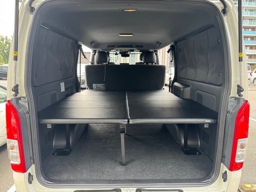 ハイエース 跳ね上げ式 ベッドキット スーパーGL 標準ボディ ナロー 200系 FLEX FLIP-UP BED