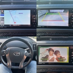トヨタ プリウス Sツーリングセレクション G’s 車検2年付 パールホワイト バックカメラ Bluetoothオーディオ 内外装清掃済みの画像