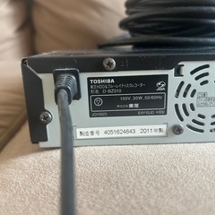 【7/5まで】東芝 HDD&ブルーレイレコーダー D-BZ510 の画像
