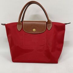 LONGCHAMP プリアージュ ハンドバッグ レッド lnc-...