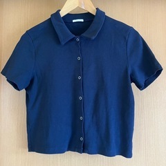 GU襟付きカットソー