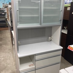 ✨古賀家具✨2面レンジボード✨スチーム対応✨ホワイト✨アーバンs...