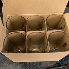 箱あり　グラス6個の画像