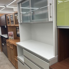 🍽️大川家具🍽️2面レンジボード🍽️スチームモイス付き🍽️ソフト...