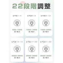 筋膜リリースガン ハンディガン マッサージ ヘッド4種付き Type-C充電 4000mAh大容量 低騒音 液晶ディスプレイの画像