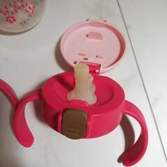 リッチェル　トライ　ステップアップマグセット　ピンク　200㍉の画像