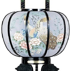 美品 盆提灯 霊前灯 清風3号 一対セット(2個)の画像