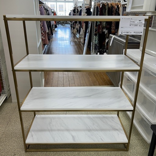 リユースのサカイ東金店 オープンシェルフ 白 TJ13147