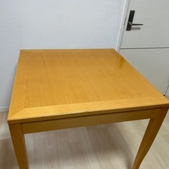 【不二貿易】ダイニングテーブル（幅80×奥行80×高さ74㎝）天...