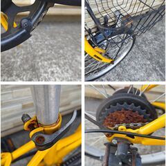 中古自転車 6段変速 20インチ ライト無し 軽整備済み 防犯登録対応 町田市 相模原市 MM771の画像