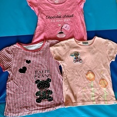 110cm ガールズ　夏服　おまとめ　Tシャツ&ショートパンツ　➕おまけ付の画像