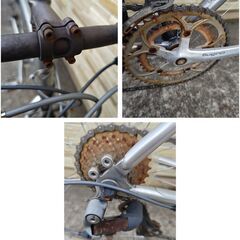 中古自転車 2×8段変速 490MM アンカー クロスバイク軽整備済み 防犯登録対応 町田市 相模原市 MM774の画像
