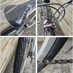 中古自転車 2×8段変速 490MM アンカー クロスバイク軽整備済み 防犯登録対応 町田市 相模原市 MM774の画像