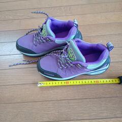 ハイキング用シューズ　紫　23cm