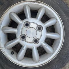 初期型ラパン純正ホイール　バナナホイル　ワタナベタイプの画像
