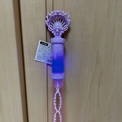 新品未使用✨光るファンシースティックシャボン シャボン玉 パープル❁¨̮の画像