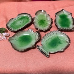 新品　魚の形の小皿　５枚