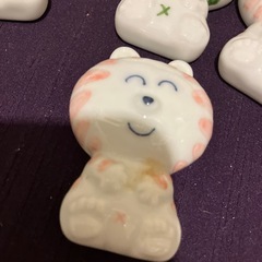 新品　有田焼　ドラネコ　ペア箸置き　3セットの画像