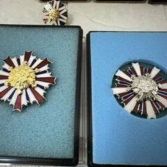 昭和レトロ 北海道 消防団 勤続章 褒章 8個セット 勲章 階級章 バッジ 徽章 自治体消防 札幌市 白石店 の画像