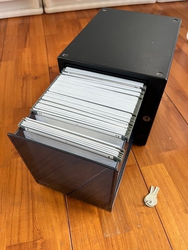 TEAC プッシュオープン CD DVD ディスク等 収納ケース 3個セット