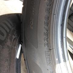 タイヤ代工賃全部込み! 225/50R18 ブリヂストン.エコピア.NH100RV.中古タイヤ2本セット!の画像