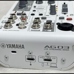 美品 ヤマハ AG03MK2 ライブストリーミングミキサー YAMAHAの画像