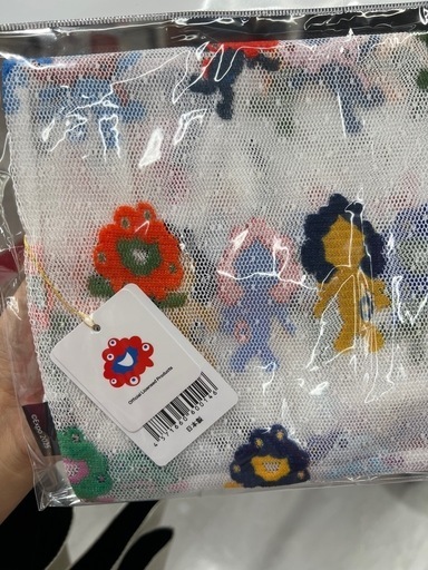 大阪万博EXPO ミャクミャクレースエコバッグ 関西万博 ミャクミャク レースバック マルチカラー エコバッグ