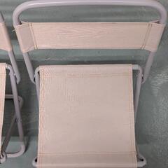 ピクニックチェア　2脚　キャンプの画像
