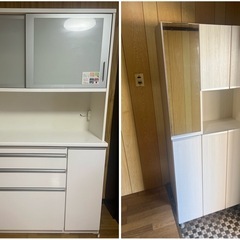 【GO-1030】松田家具 Nクラッチ キッチンボード 食器棚 ...