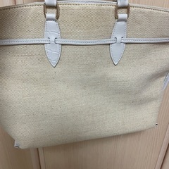 ペシンシャ　麻　リネン2wayバッグの画像
