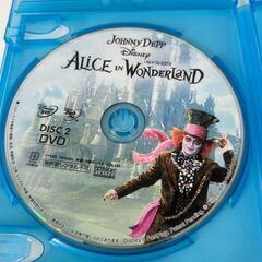 未使用品　アリス・イン・ワンダーランド　ブルーレイ+dvd S_121の画像