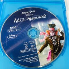未使用品　アリス・イン・ワンダーランド　ブルーレイ+dvd S_121の画像