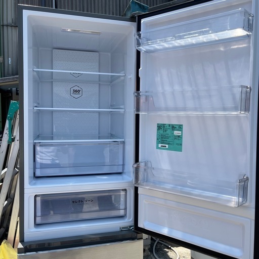 【2021年製/326L】Haier  ハイアール　冷蔵庫　シルバー　動作確認済み