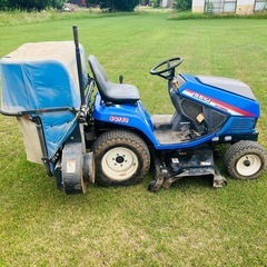 イセキ SG153 乗用草刈機 草集装置付き ダクト無し 軽油 ディーゼル 動作確認済み ISEKI 芝刈り機　芝刈　帯広 十勝 大樹 広尾　の画像