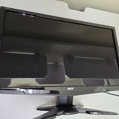 【すぐにお渡し可能です】acer TFT LCDモニター 23インチ グレア光沢液晶ワイドモデル 電源&HDMI接続ケーブル付きの画像