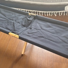 折り畳みウッドベンチ(アウトドア用)の画像