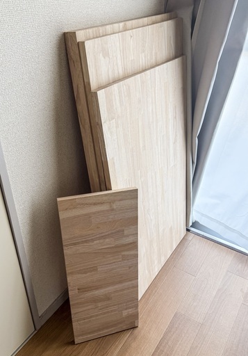 ゴム集成材 まとめ売り（DIY・デスク・棚用）