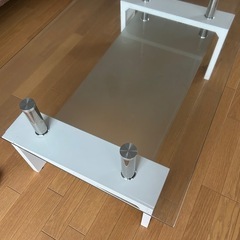 テーブル日本製　強化ガラス　ローテーブル　リビングの画像