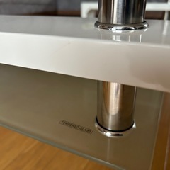 テーブル日本製　強化ガラス　ローテーブル　リビングの画像