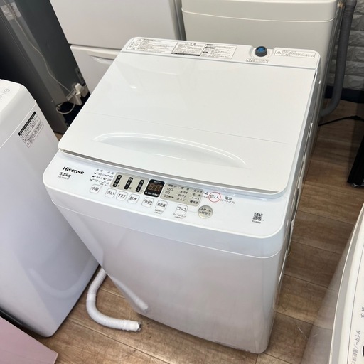 配送設置0円で??洗濯機分解洗浄済み✨✨5.５kg‼️