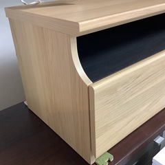 【リサイクルサービス八光】幅118㎝　ベージュ　TVボード　50型まで対応の画像