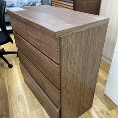 サン 4段チェスト 木目調 ダークブラウン のご紹介です！　の画像