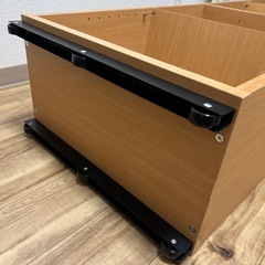 キャスター付き本棚、カラーボックスの画像