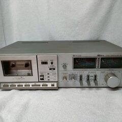 AIWA AD-F60M ステレオカセットデッキ  アイワ  通電確認済み【ジャンク】の画像