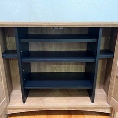 ナチュラルウッド コーナーキャビネット (wvz) 小牧の収納家具