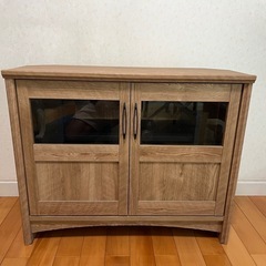 【早い者勝ち】ウッド コーナーキャビネットの画像