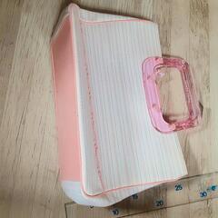 バッグ　ピンク　白　ラメ　青緑　黄色　リボン　ボーダー　サマンサタバサの画像